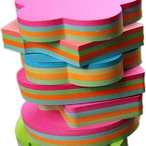 6 Pads Creative Sticky Notes 3x3 Self-Stick Notes for Home, Office,100 Sheets/Pa